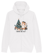 cu ursuleți si urări de Crăciun - Christmas vibes only Hanorac cu fermoar Unisex Connector