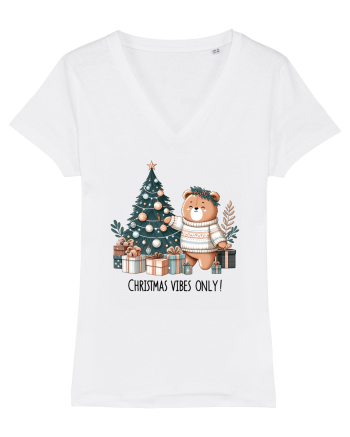 cu ursuleți si urări de Crăciun - Christmas vibes only White