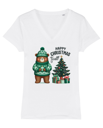 cu ursuleți si urări de Crăciun - Happy Christmas to all White