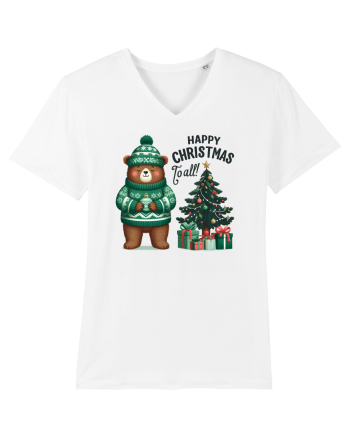 cu ursuleți si urări de Crăciun - Happy Christmas to all White