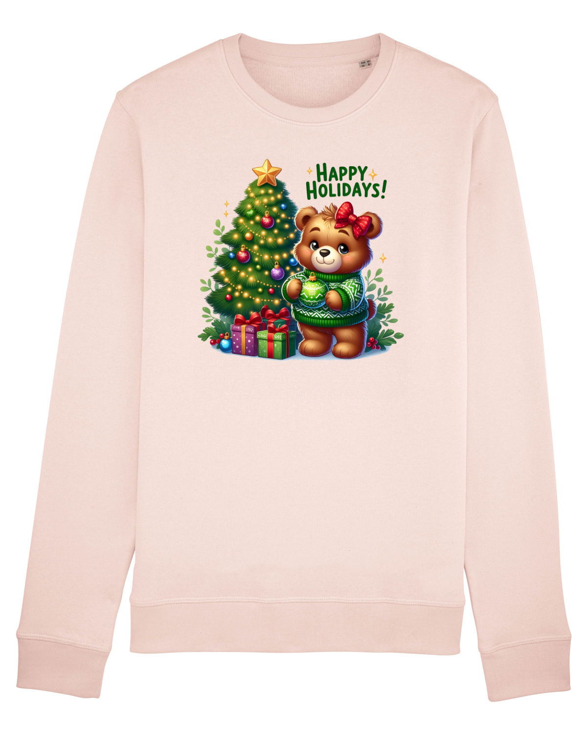Bluză mânecă lungă Unisex Rise Candy Pink