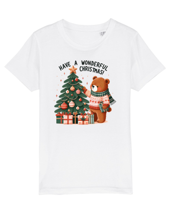 cu ursuleți si urări de Crăciun - Have a wonderful Christmas White