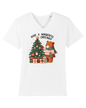 cu ursuleți si urări de Crăciun - Have a wonderful Christmas White