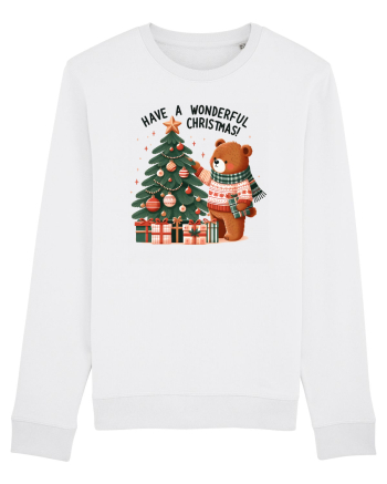 cu ursuleți si urări de Crăciun - Have a wonderful Christmas White