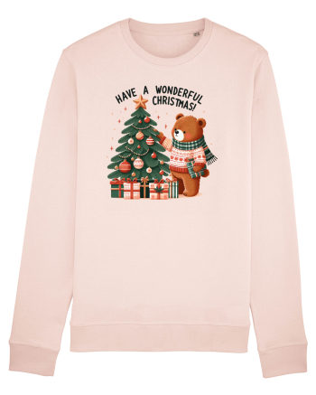 cu ursuleți si urări de Crăciun - Have a wonderful Christmas Candy Pink