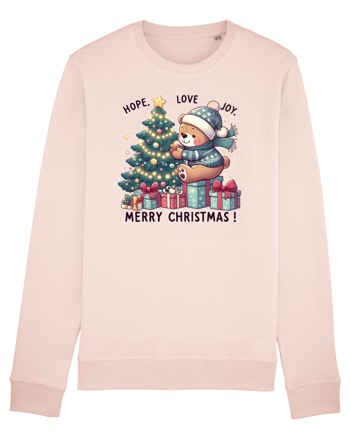 Bluză mânecă lungă Unisex Rise Candy Pink
