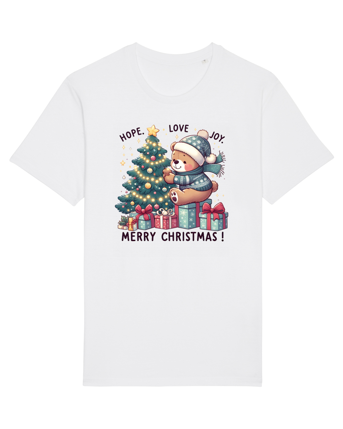 Tricou mânecă scurtă Unisex Rocker White