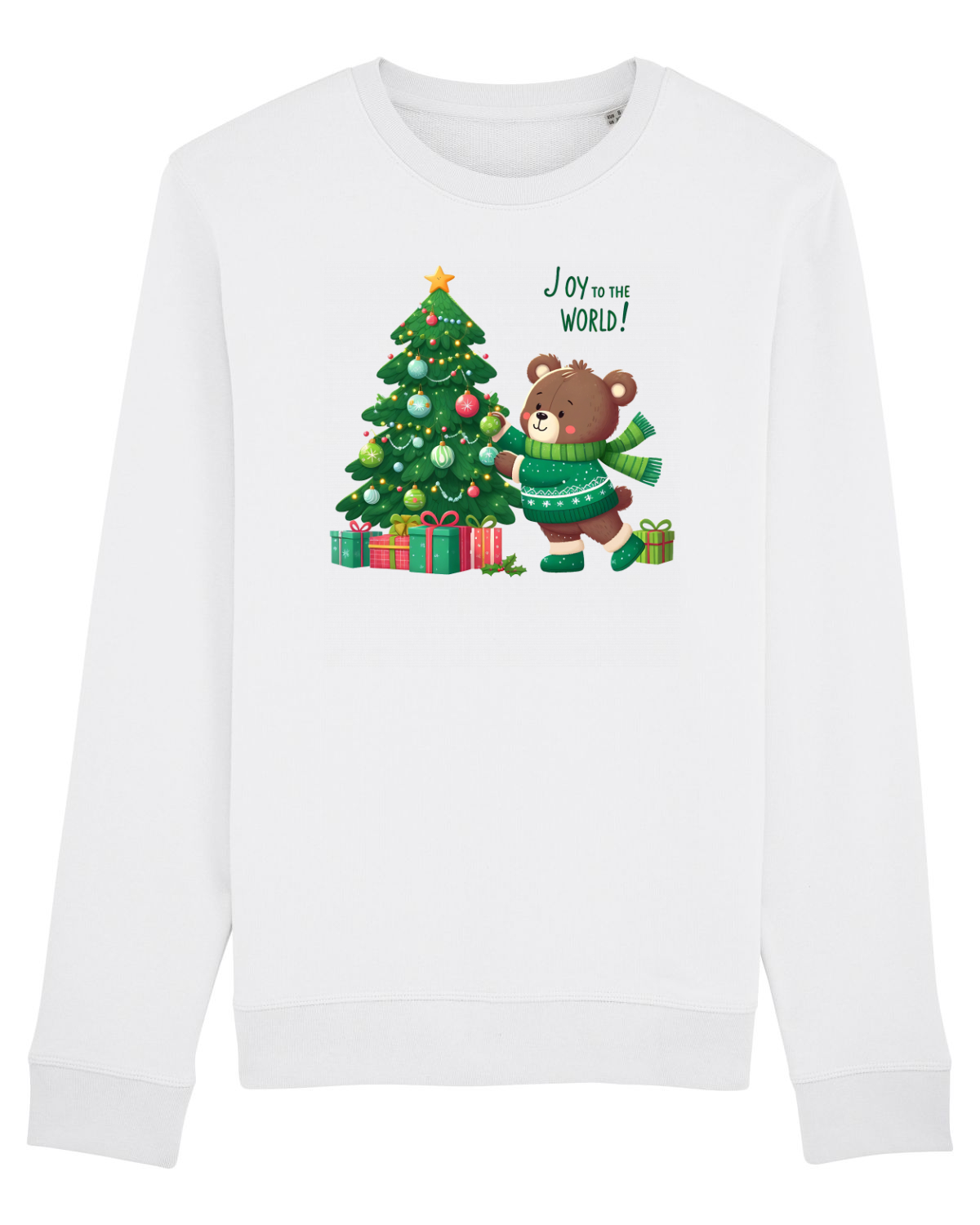 Bluză mânecă lungă Unisex Rise White
