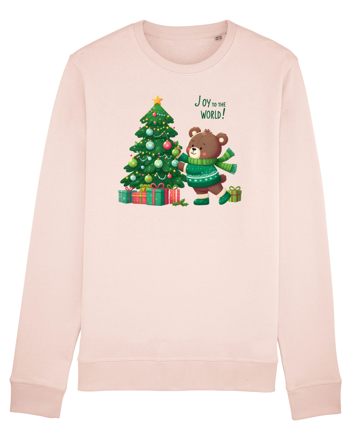 Bluză mânecă lungă Unisex Rise Candy Pink