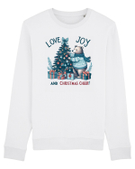 cu ursuleți si urări de Crăciun - Love, Joy and Christmas Cheer Bluză mânecă lungă Unisex Rise