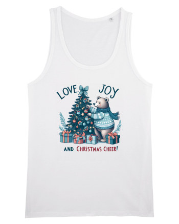 cu ursuleți si urări de Crăciun - Love, Joy and Christmas Cheer White