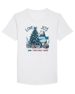 cu ursuleți si urări de Crăciun - Love, Joy and Christmas Cheer Tricou mânecă scurtă guler larg Bărbat Skater