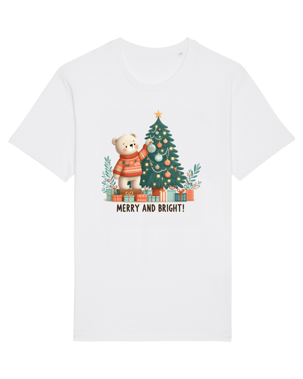 Tricou mânecă scurtă Unisex Rocker White