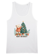 cu ursuleți si urări de Crăciun - Merry and Bright Maiou Bărbat Runs