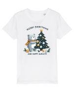 cu ursuleți si urări de Crăciun - Merry everything and happy always Tricou mânecă scurtă  Copii Mini Creator