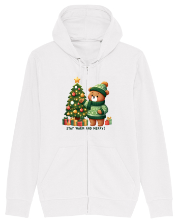cu ursuleți si urări de Crăciun - Stay warm and merry White