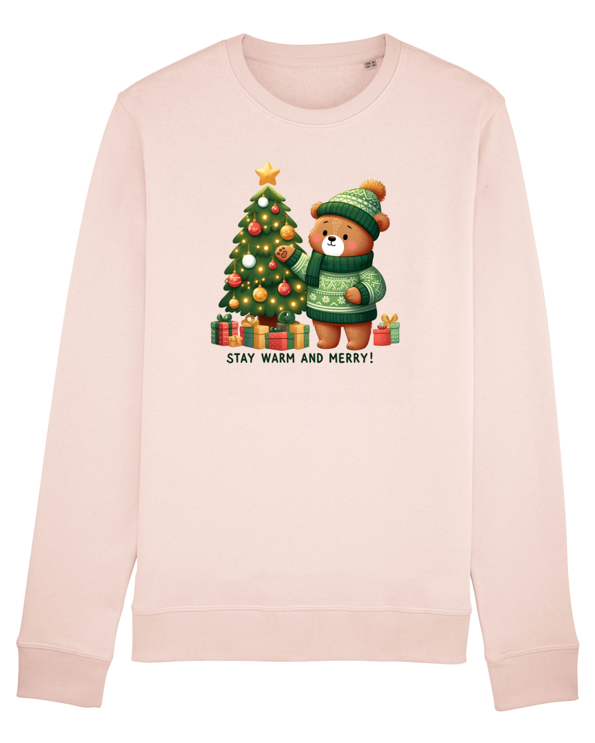 Bluză mânecă lungă Unisex Rise Candy Pink
