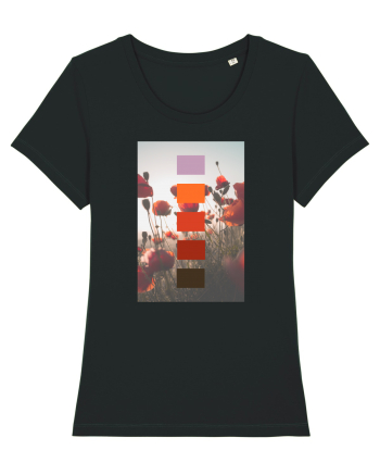 Poppy Field Black
