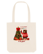 cu ursuleți si urări de Crăciun - Tis the season to be jolly Sacoșă textilă