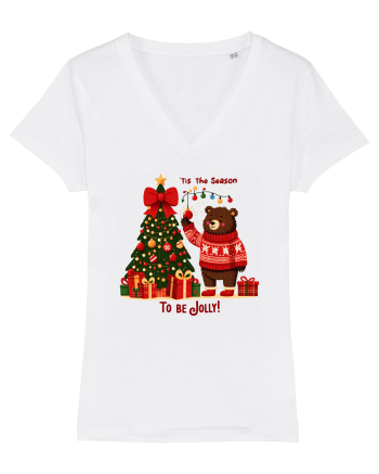 cu ursuleți si urări de Crăciun - Tis the season to be jolly White