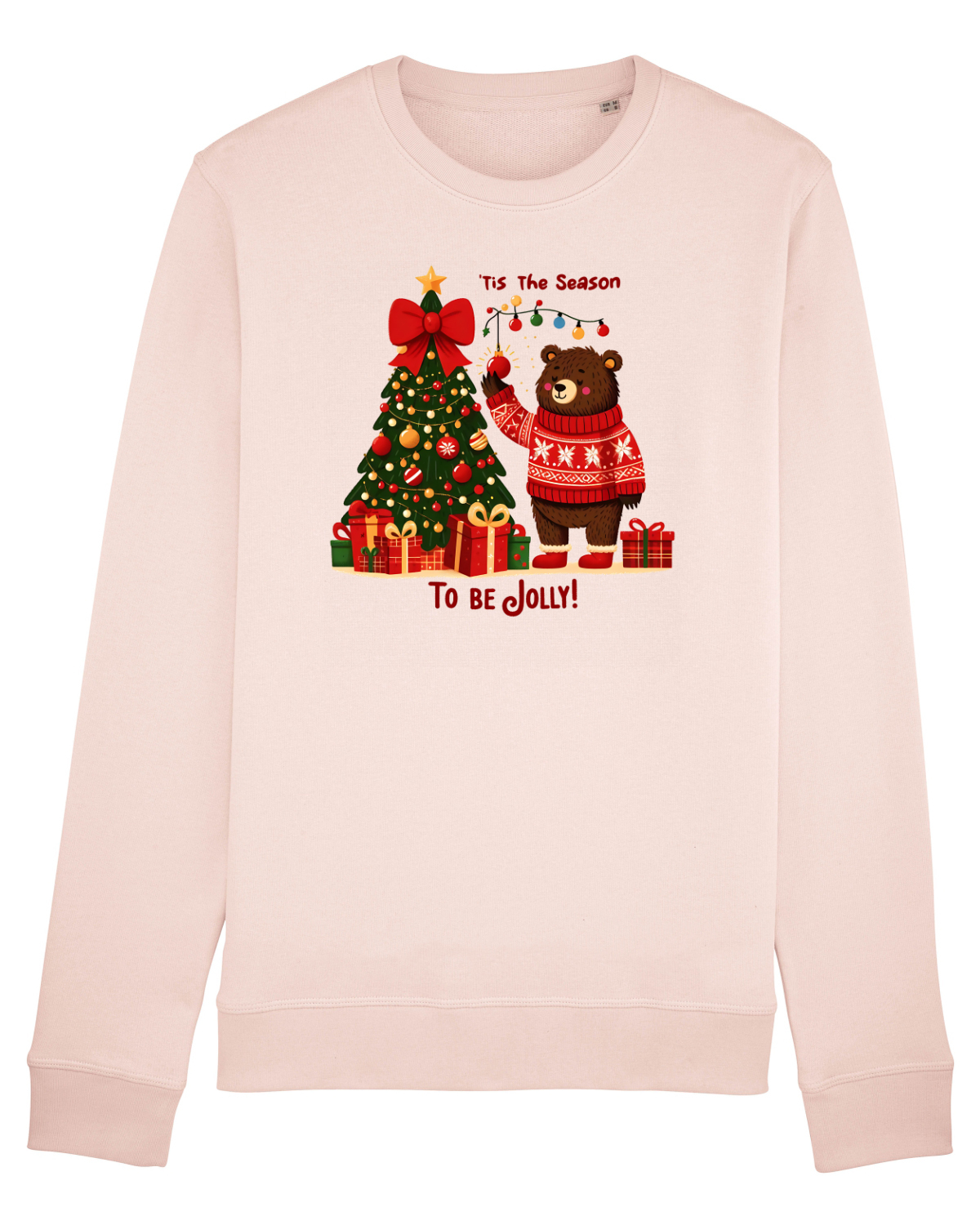 Bluză mânecă lungă Unisex Rise Candy Pink