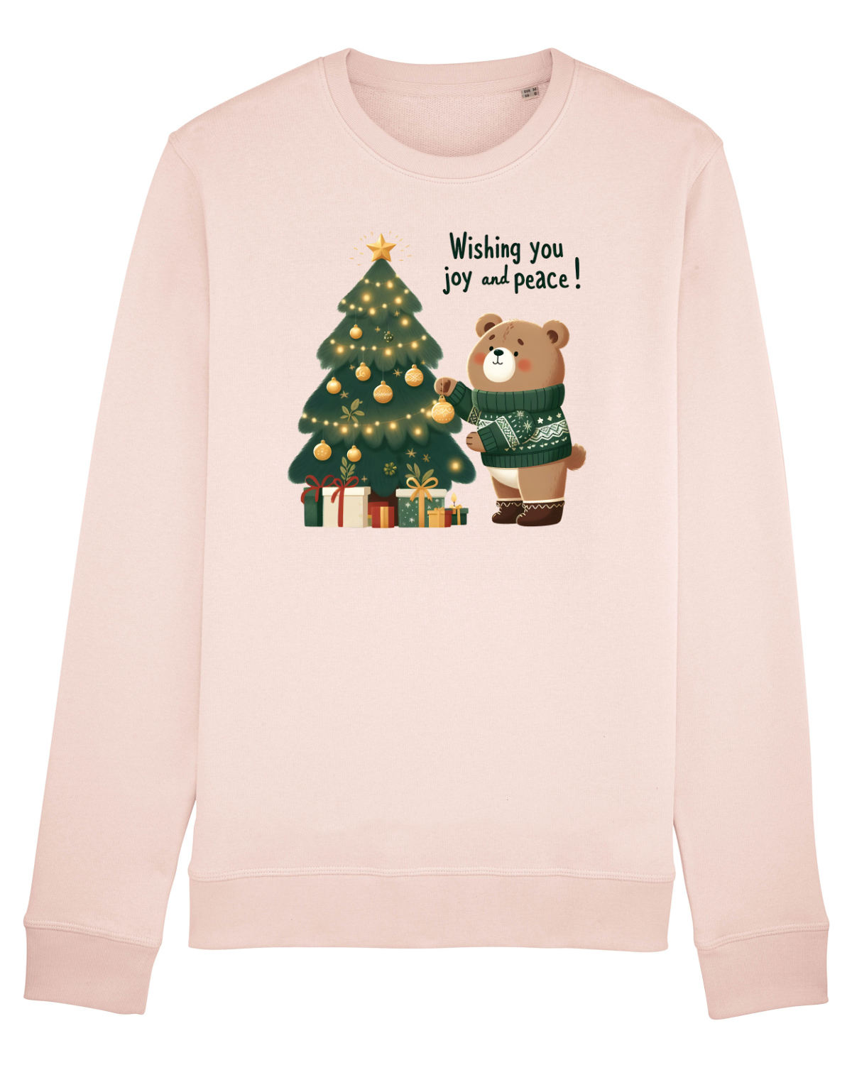 Bluză mânecă lungă Unisex Rise Candy Pink