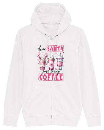 Crăciunul in roz - Dear Santa - just bring coffee White