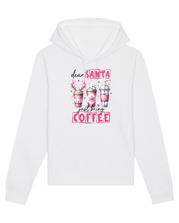 Crăciunul in roz - Dear Santa - just bring coffee White