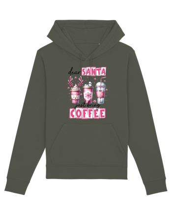 Crăciunul in roz - Dear Santa - just bring coffee Khaki