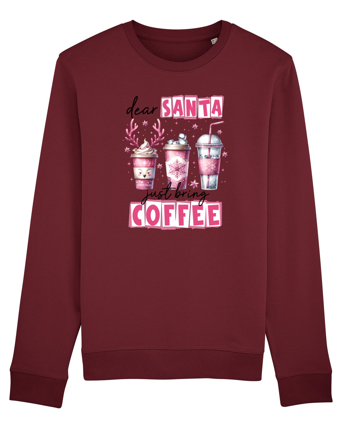 Bluză mânecă lungă Unisex Rise Burgundy