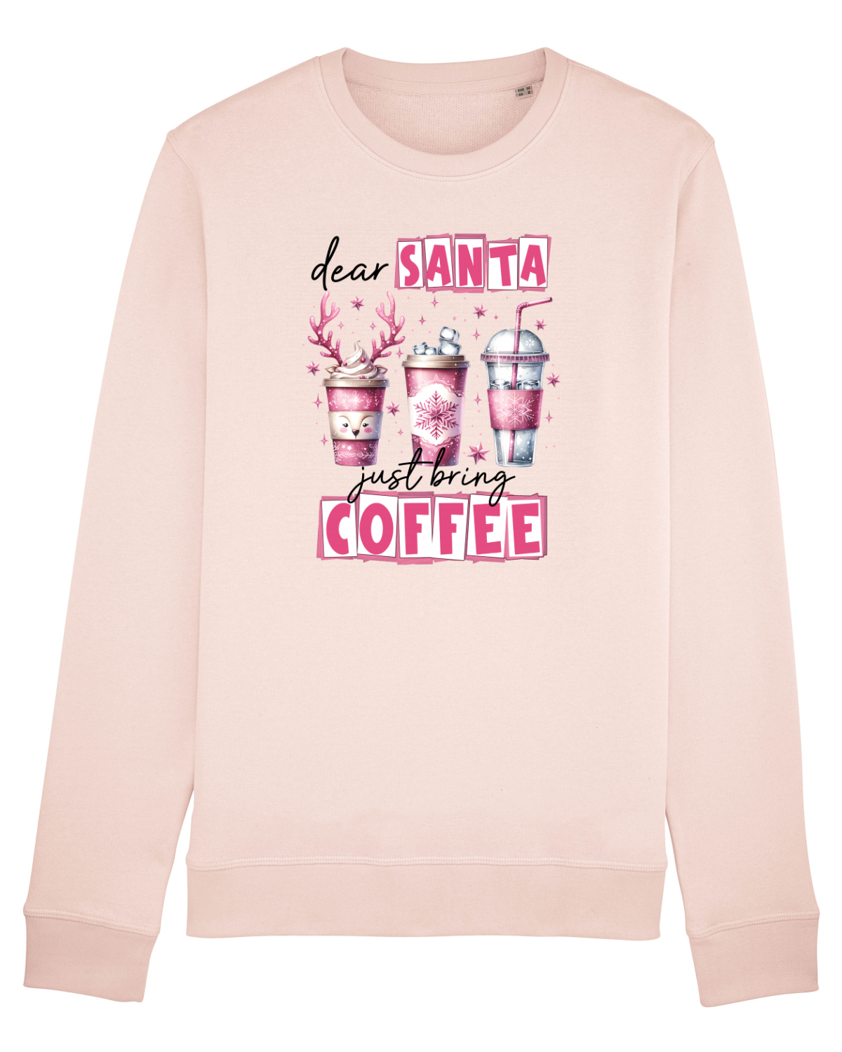 Bluză mânecă lungă Unisex Rise Candy Pink