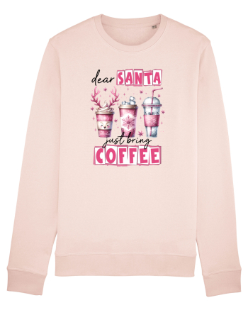 Crăciunul in roz - Dear Santa - just bring coffee Candy Pink