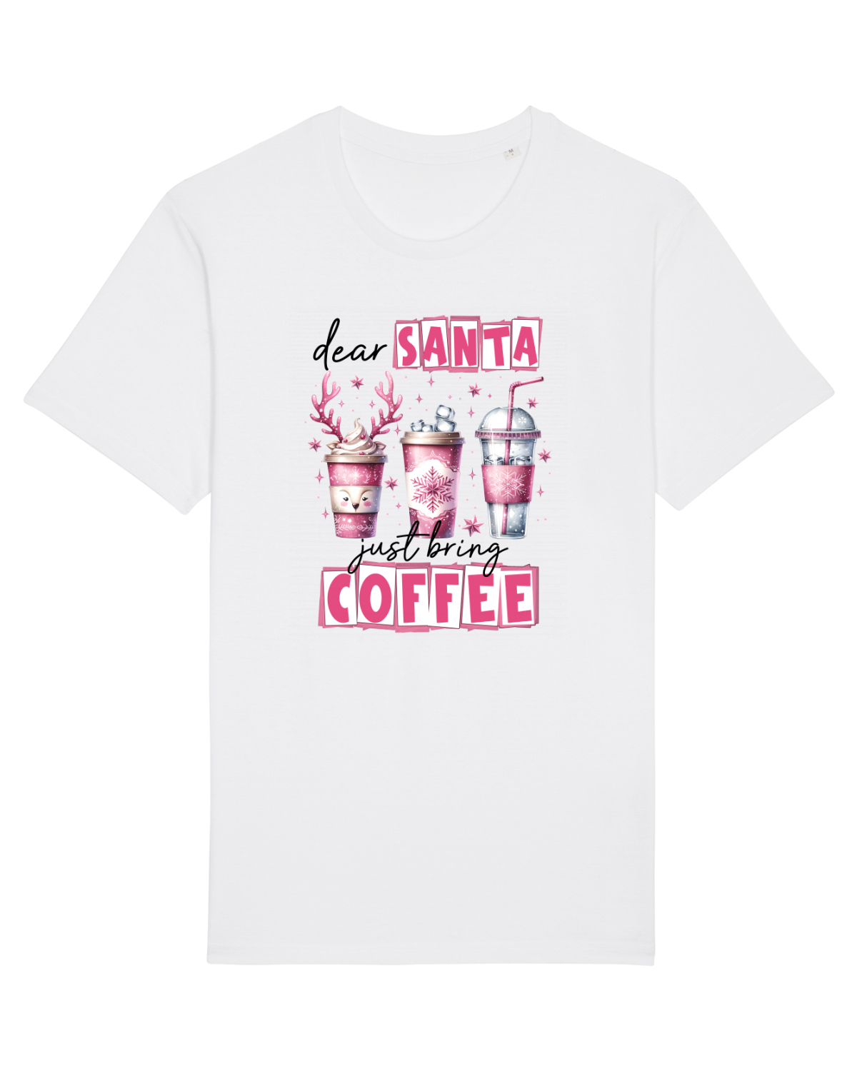 Tricou mânecă scurtă Unisex Rocker White