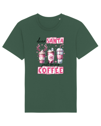 Crăciunul in roz - Dear Santa - just bring coffee Bottle Green