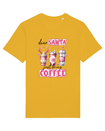 Crăciunul in roz - Dear Santa - just bring coffee Spectra Yellow
