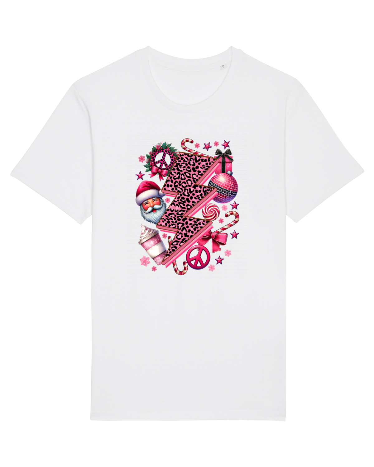 Tricou mânecă scurtă Unisex Rocker White