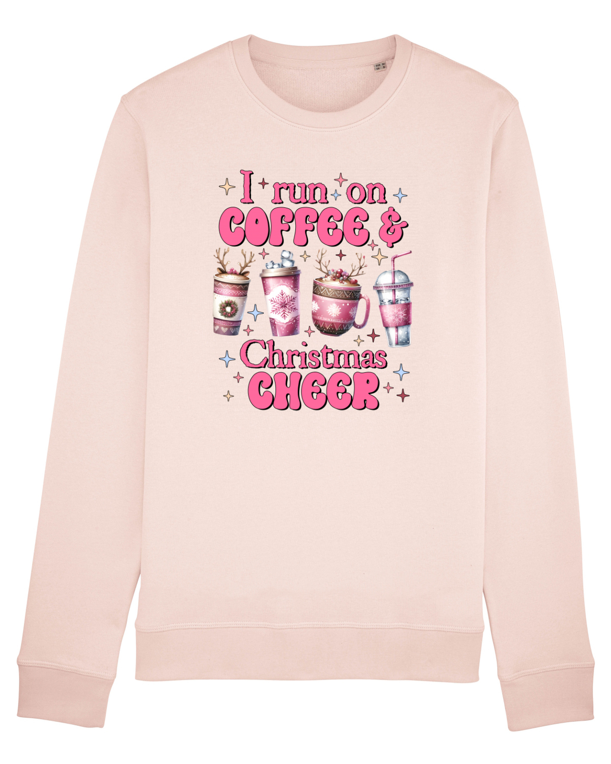 Bluză mânecă lungă Unisex Rise Candy Pink