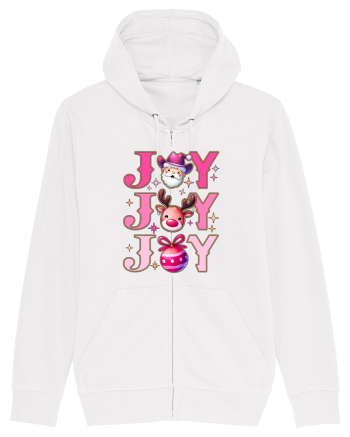 Crăciunul in roz - Joy joy joy White