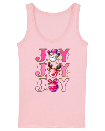 Crăciunul in roz - Joy joy joy Cotton Pink