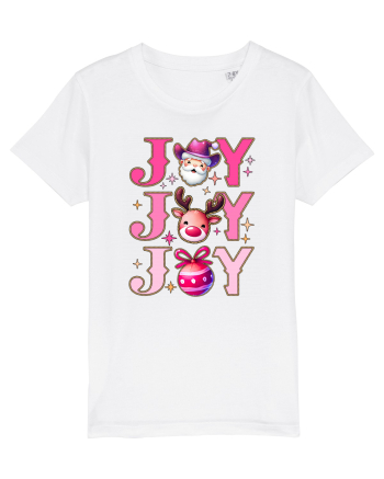 Crăciunul in roz - Joy joy joy White