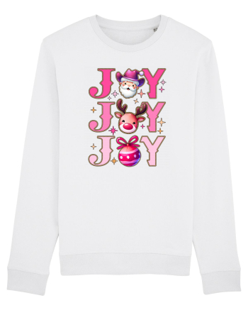 Crăciunul in roz - Joy joy joy White