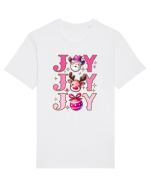 Crăciunul in roz - Joy joy joy Tricou mânecă scurtă Unisex Rocker
