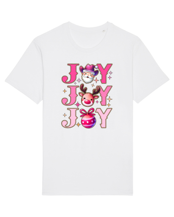 Crăciunul in roz - Joy joy joy White