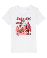Crăciunul in roz - Just a girl who loves Christmas Tricou mânecă scurtă  Copii Mini Creator