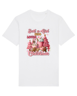 Crăciunul in roz - Just a girl who loves Christmas Tricou mânecă scurtă Unisex Rocker