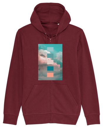 Serene Sky Burgundy