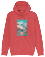 Serene Sky Hanorac cu fermoar Unisex Connector