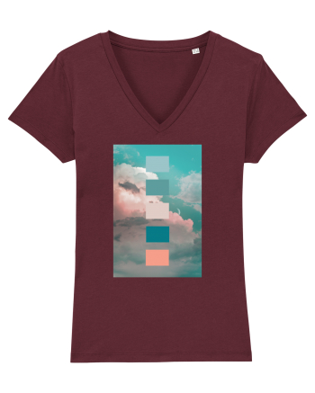 Serene Sky Burgundy