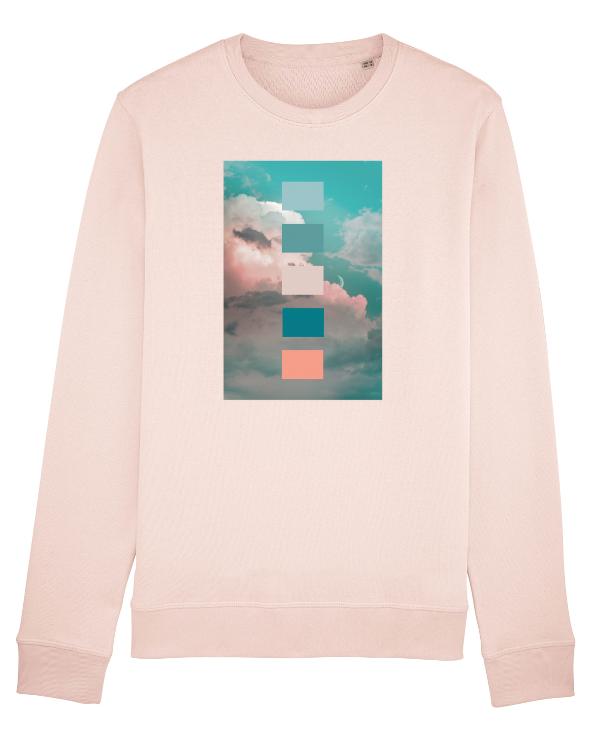 Bluză mânecă lungă Unisex Rise Candy Pink