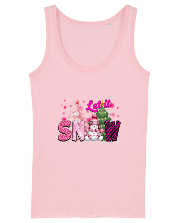 Crăciunul in roz - Let it snow Cotton Pink